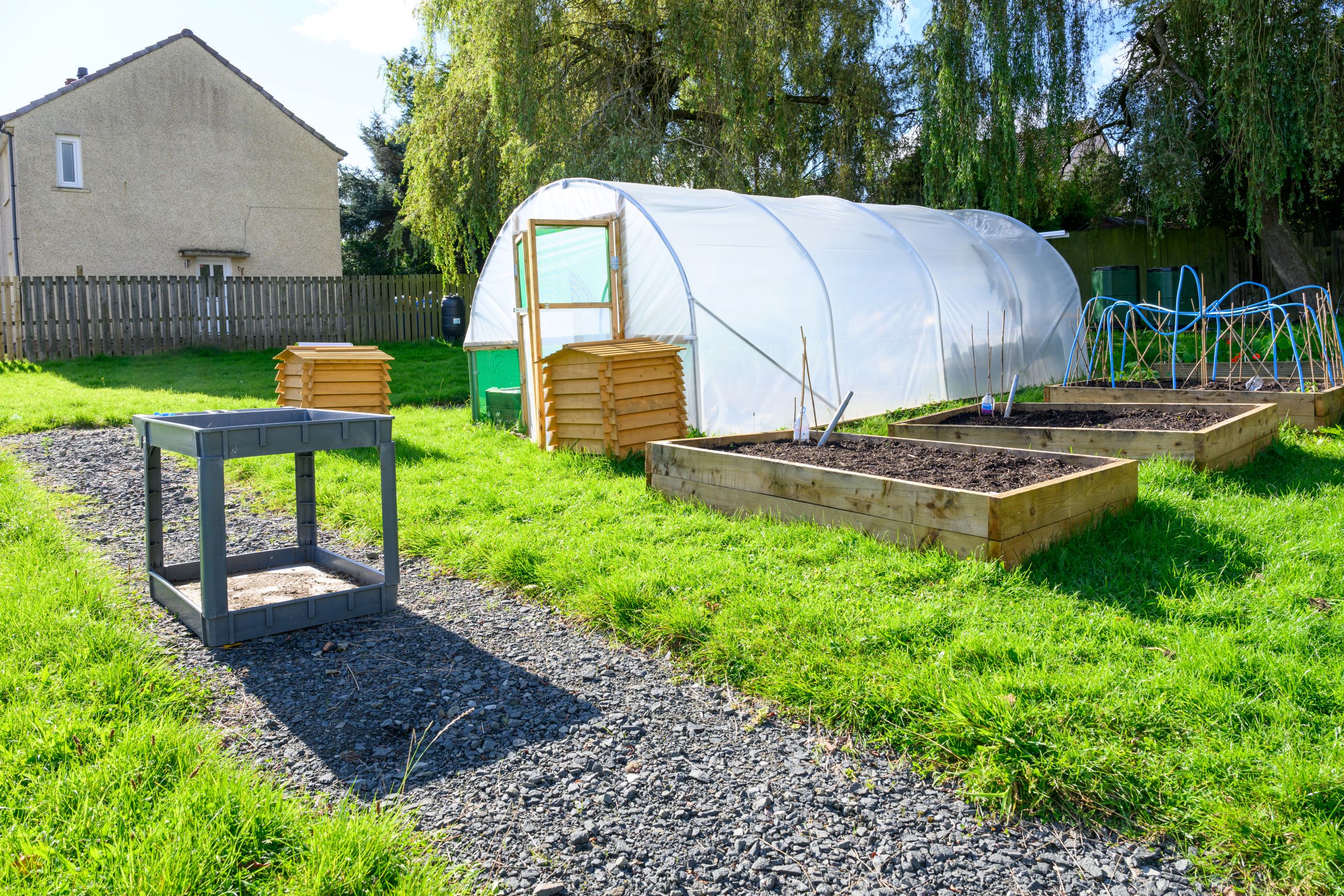 Supporting Our Community garden area