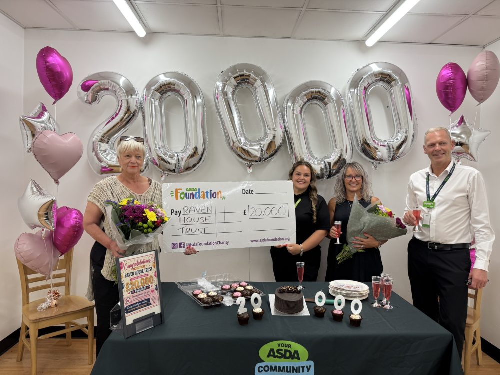 Funding awarded to Raven House Trust to create a new community hub space.